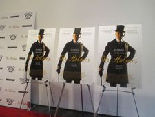 Mr. Holmes US posters on the red carpet at MoMA